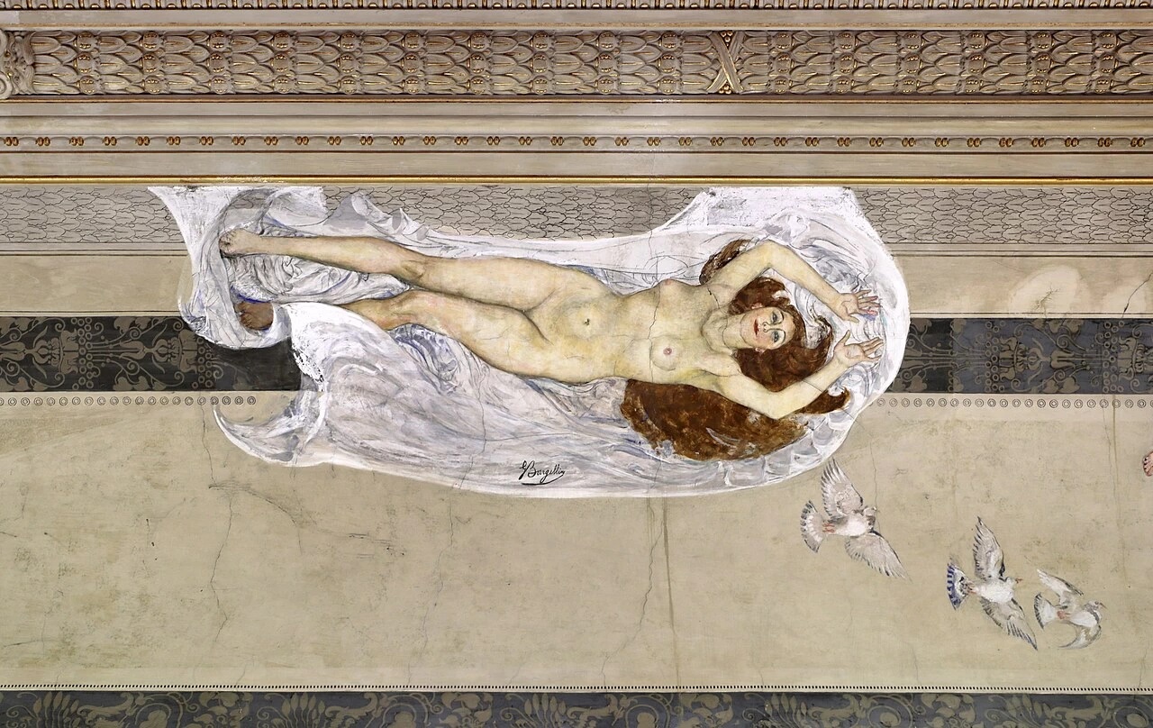 Allegorie della gioia e della poesia, 1928 - Bar Liberty, dettaglio 2